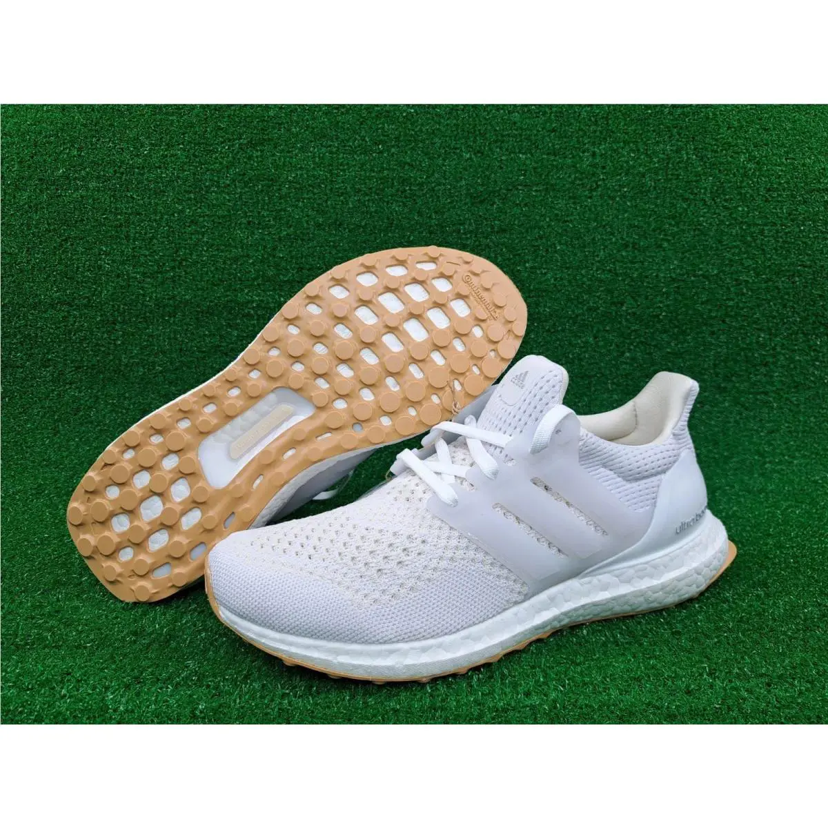Adidas Ultraboost 1.0 Women`s Sizes White Silver Gum Running Shoes ID9689 Nby