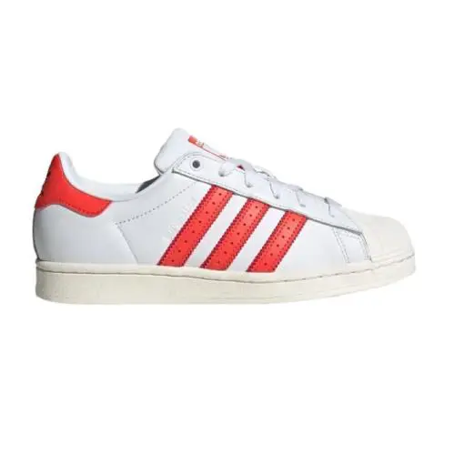 Adidas Superstar – Size 9 Women`s Sneakers Cloud White Bright Red IG2217