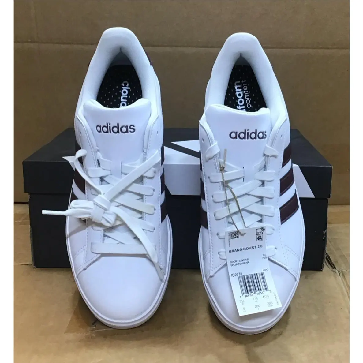 Adidas shoes - adidas Grand Court - Grand Court - ID2978 - White, Manufacturer: Cloud White Aurora Met 9