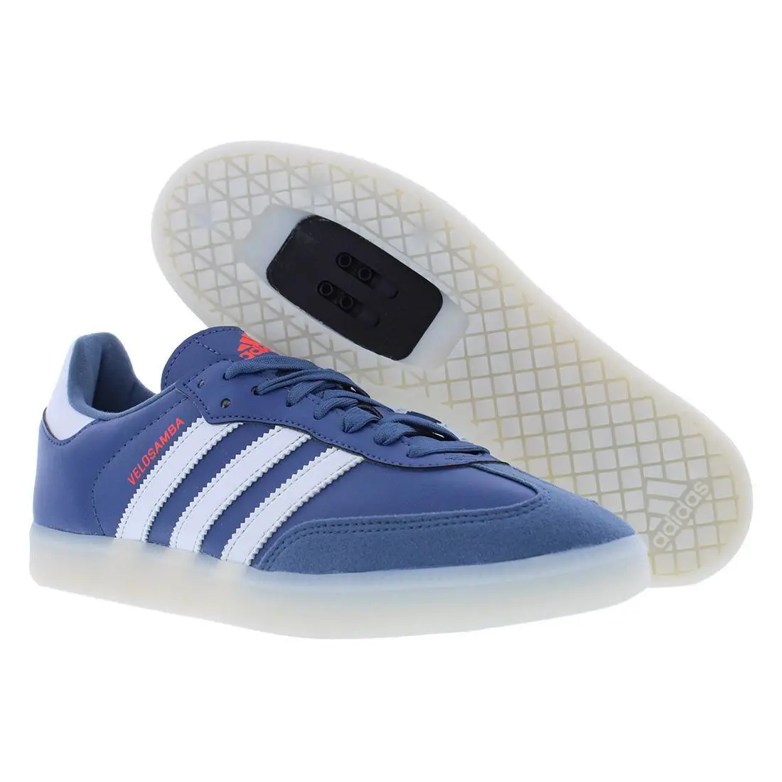 Adidas The Velosamba Vegan Unisex Shoes Size 13 Color: Wonder Steel/cloud White - Wonder Steel/Cloud White, Main: Blue