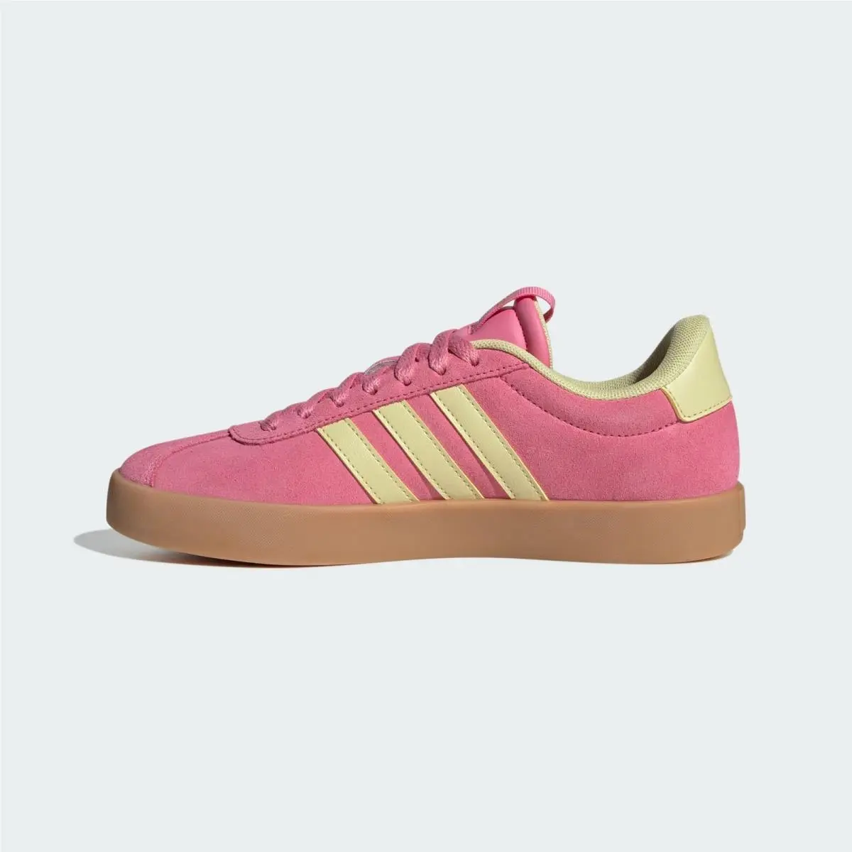 Adidas shoes - adidas Vl Court - Court - JR8647 - Pink /Powder Yellow/Gold Metallic 12