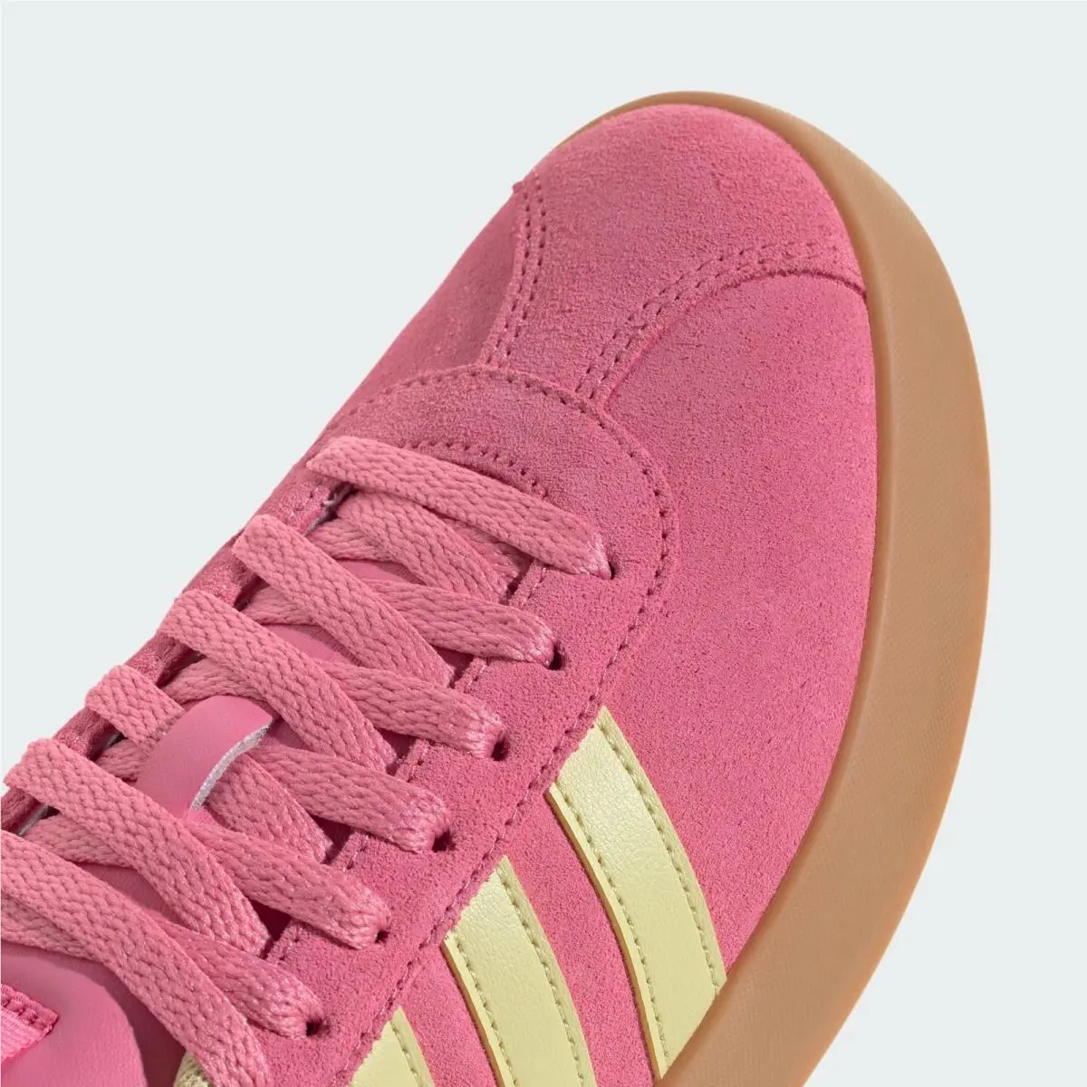 Adidas shoes - adidas Vl Court - Court - JR8647 - Pink /Powder Yellow/Gold Metallic 14