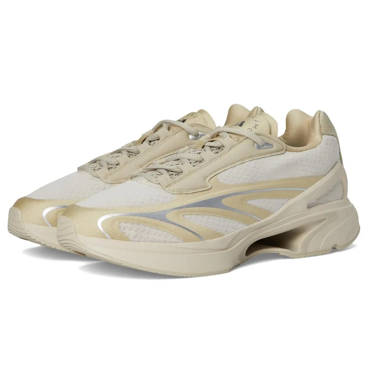 Woman`s Sneakers Athletic Shoes Adidas by Stella Mccartney Sportswear 2000 - Clear Brown/Desert Sand-Smc/Silver Met