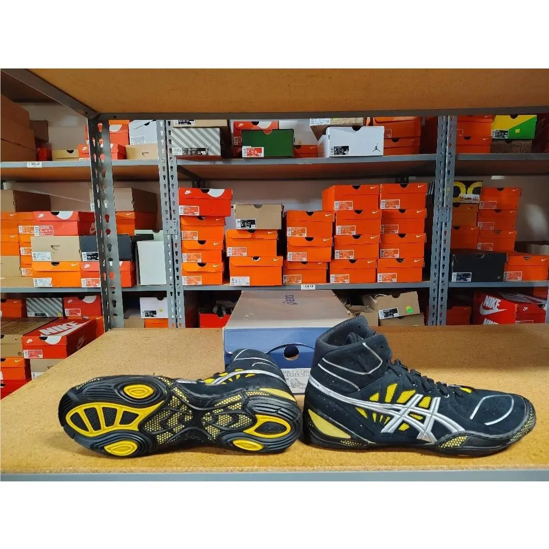 Adidas shoes - Dan Gable Ultimate 3 - Dan Gable Ultimate - J305Y-9093 - Black Silver Yellow 7