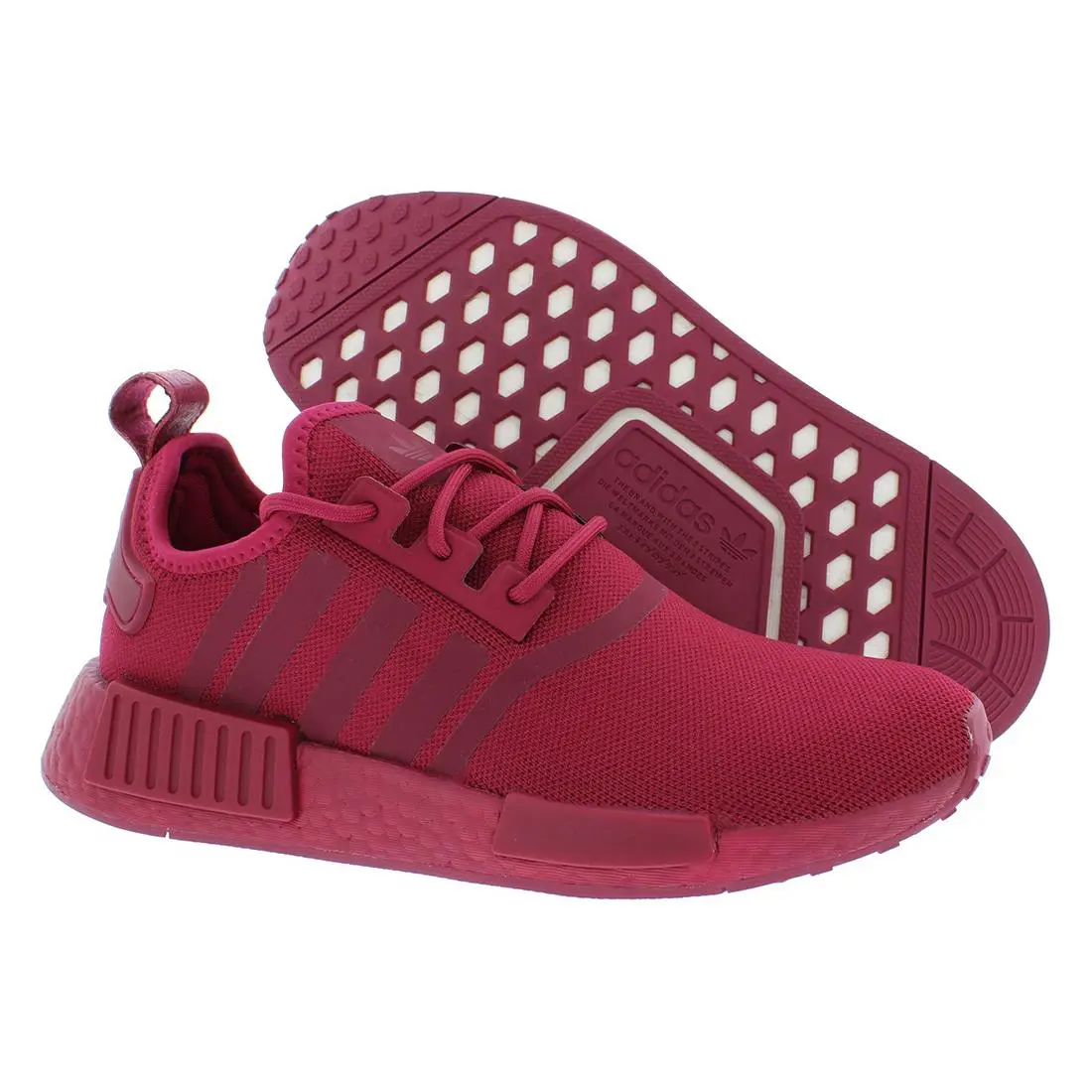 Adidas Nmd R1 Womens Shoes - Red/Red, Main: Red