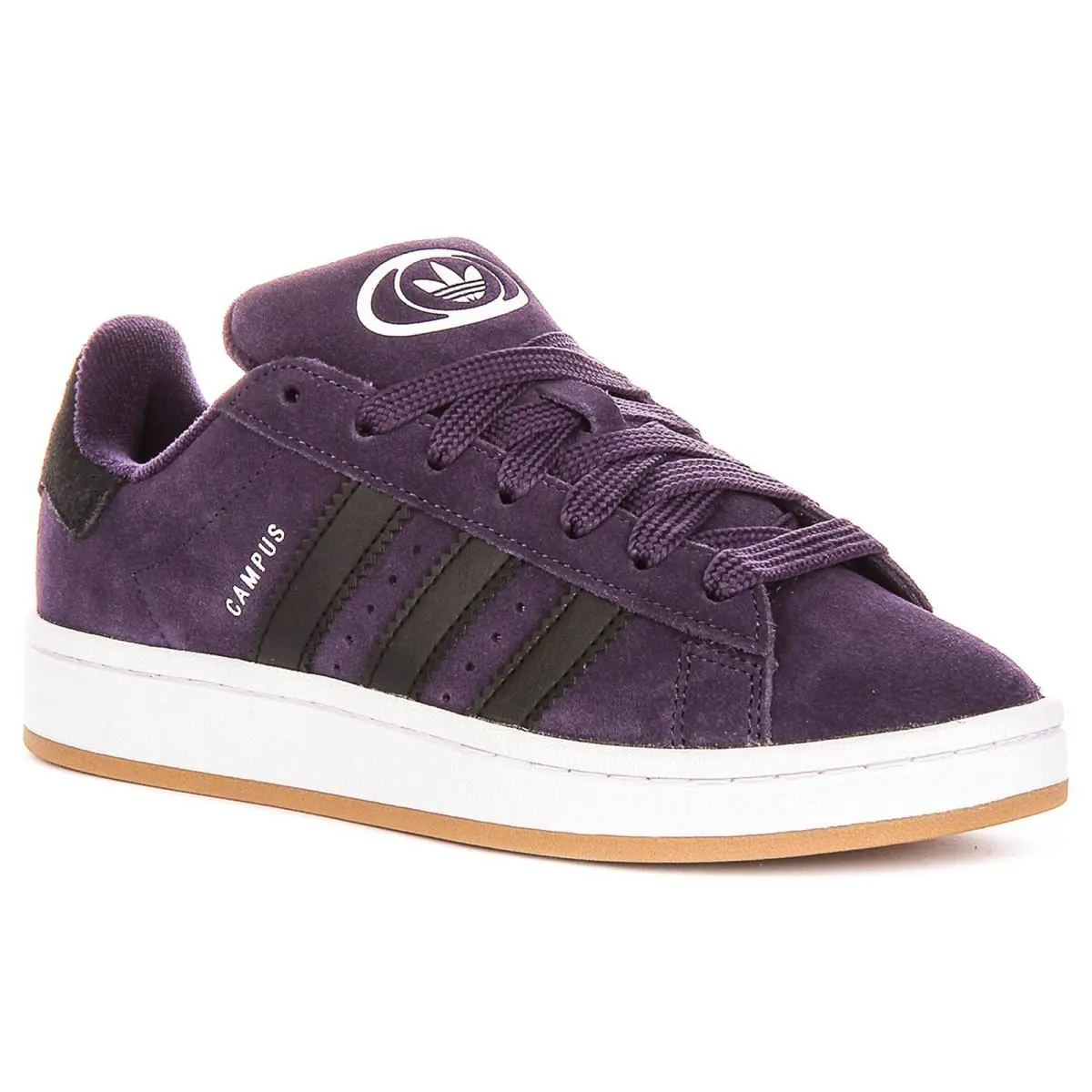 Adidas Campus 00S J Retro Suede Lace Up Youth Girls Sneaker In Purple US 3 - 7 - Purple