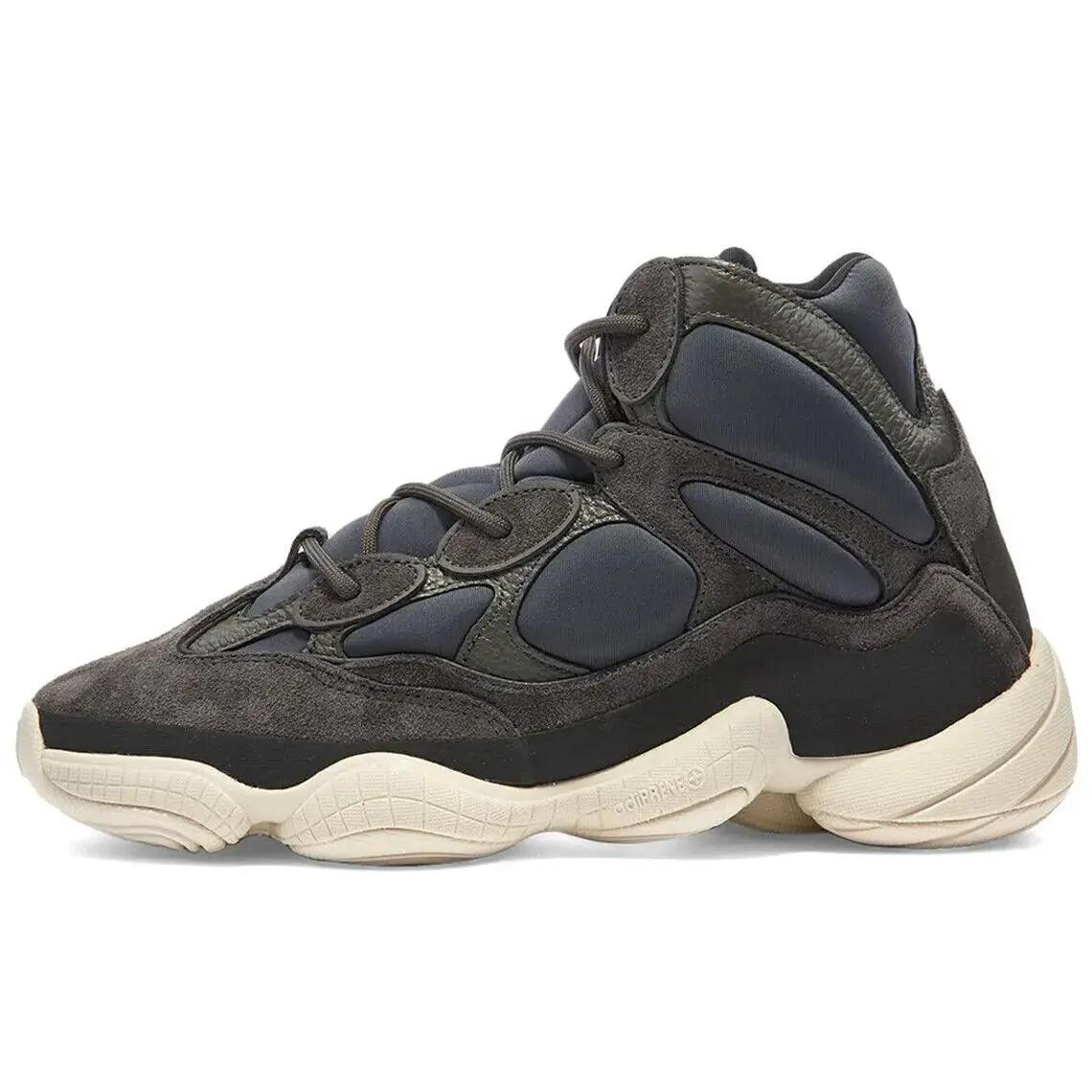 Men`s Adidas Yeezy 500 High `slate` Fashion Sneakers FW4968 - Gray