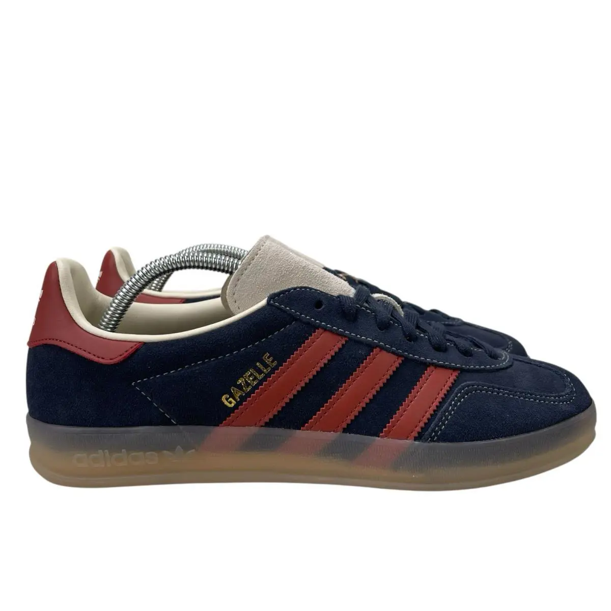Adidas Gazelle Indoor Ink Ruby Wonder White Shoes JH5404 Men`s Sz 7.5-13 - Blue
