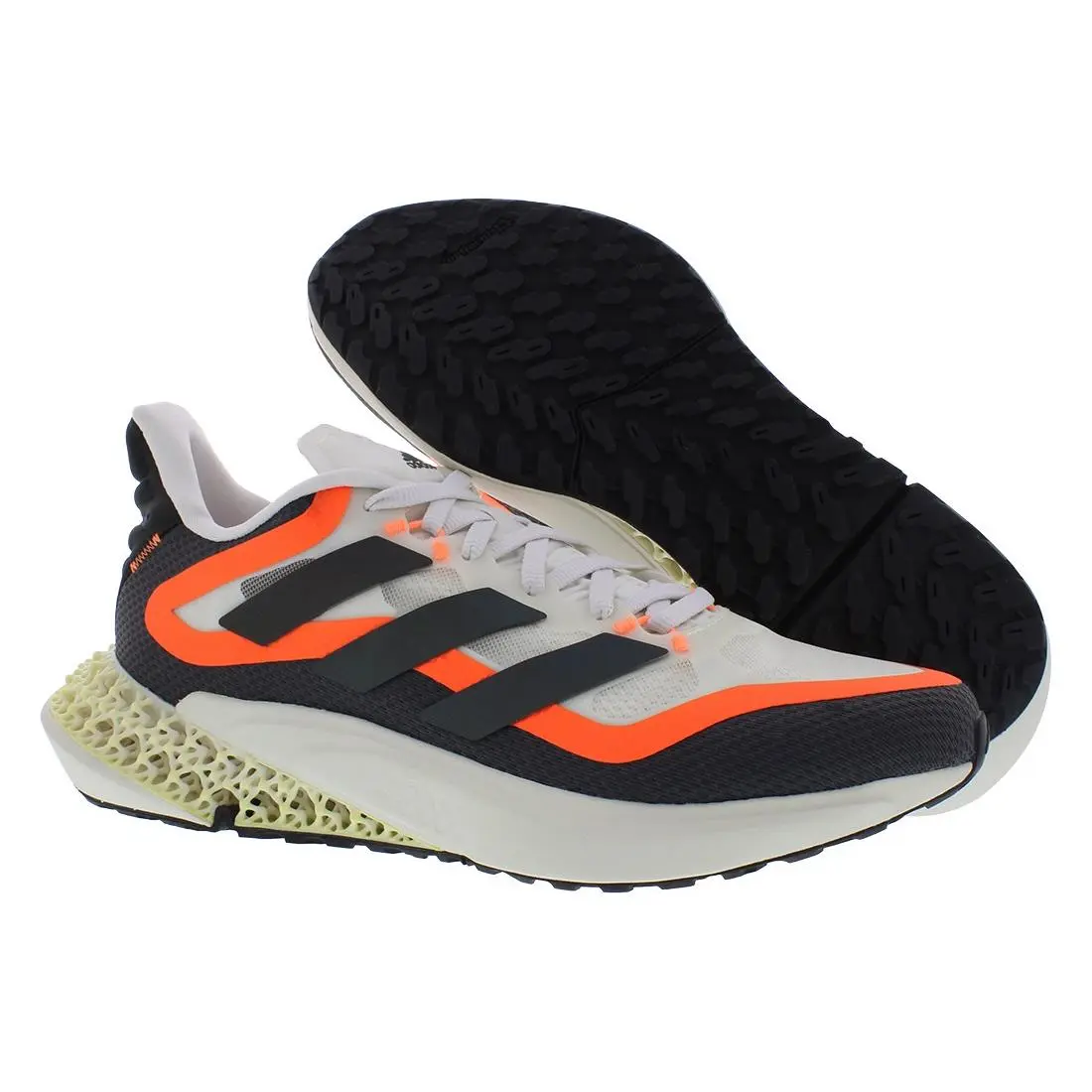 Adidas shoes - Crystal White/Night Metallic/Solar Orange, Main: Multi-Colored 4