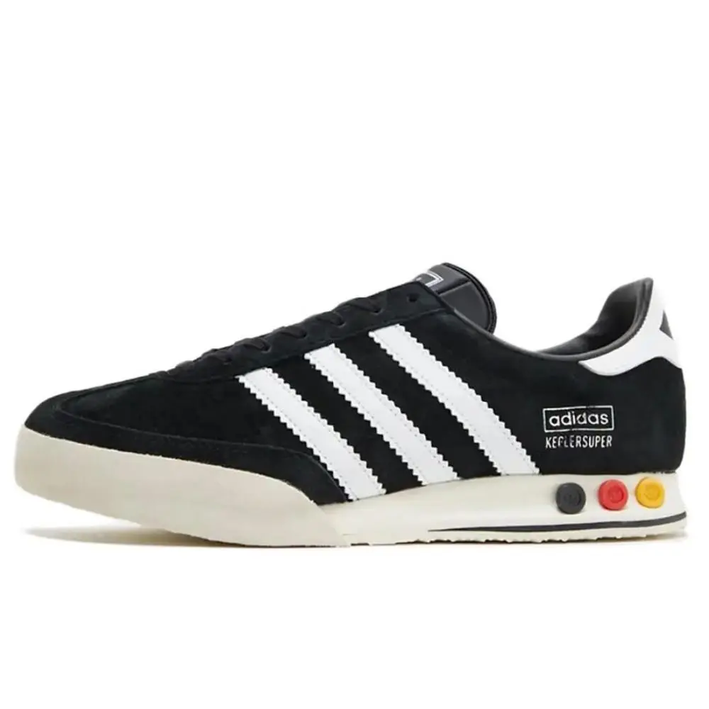Adidas Kegler Super IE5312 Sneakers Men`s Black White 3-Stripe Casual Shoes