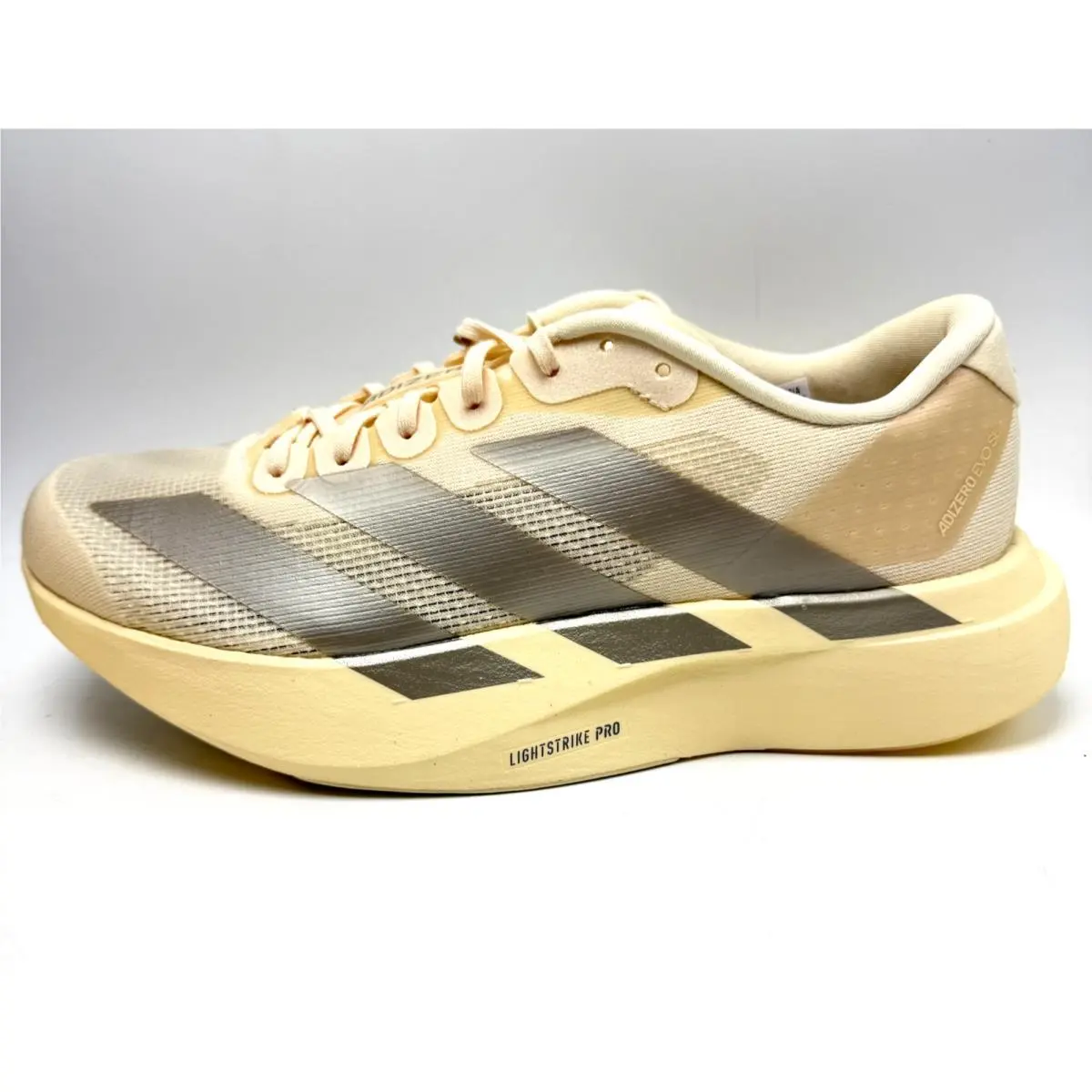 Adidas shoes - Adizero Evo SL - Adizero Evo - JR5841 - Wonder White/Cyber Metallic/Warm Vanilla 7