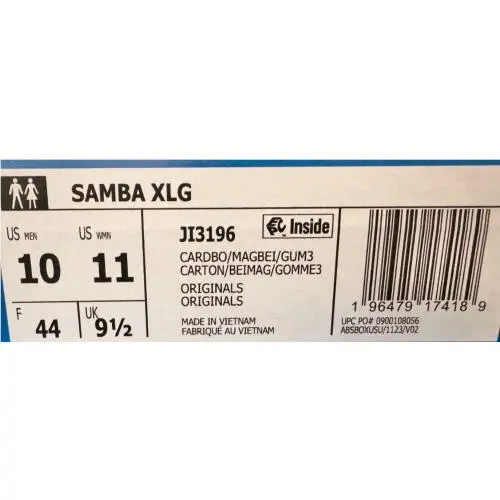 Adidas shoes - adidas Samba - Samba - J13196 - CARDBO / MAGBEI/GUM3 0
