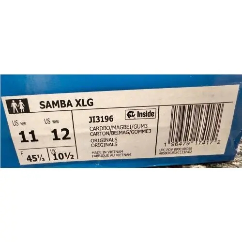 Adidas shoes - adidas Samba - Samba - J13196 - CARDBO / MAGBEI/GUM3 1
