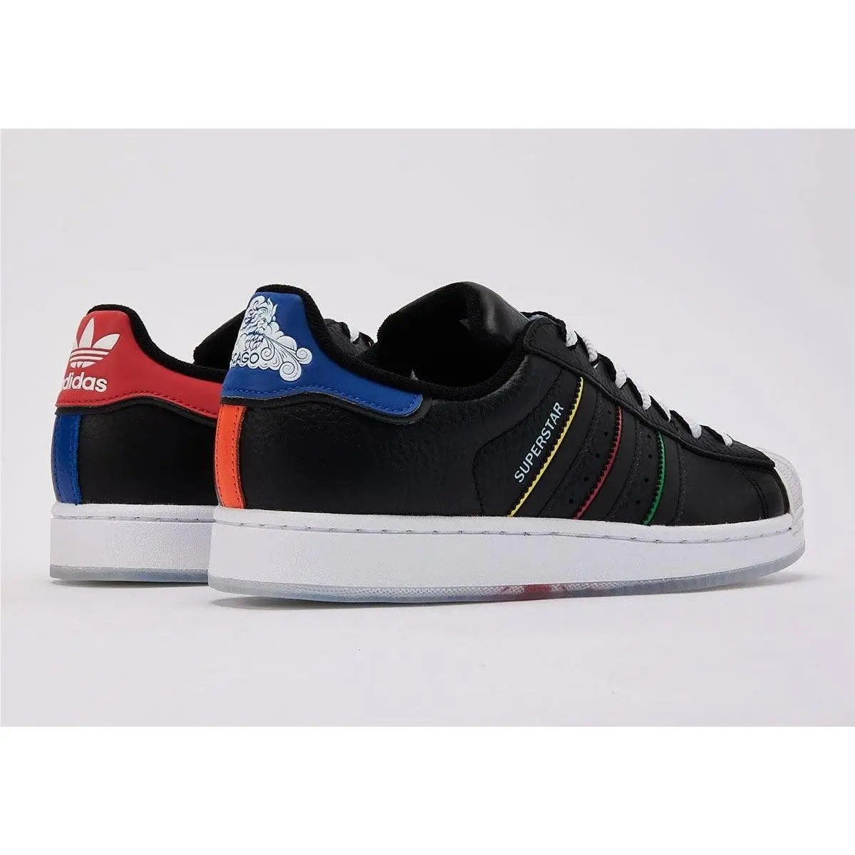 Adidas shoes - Black/White/Blue 1