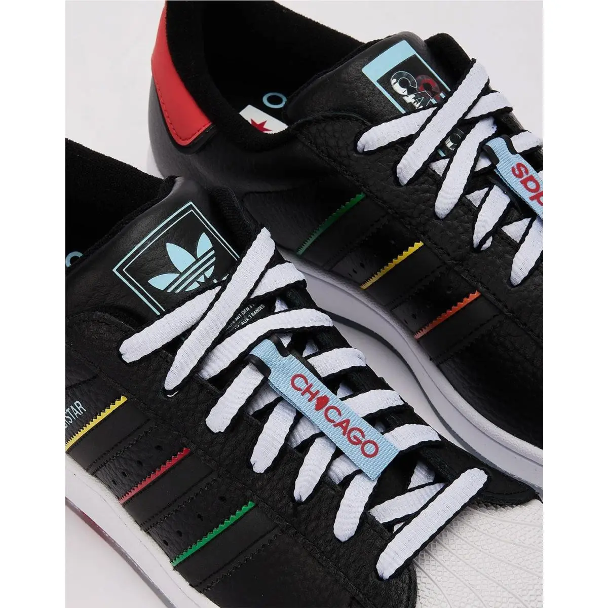 Adidas shoes - Black/White/Blue 9