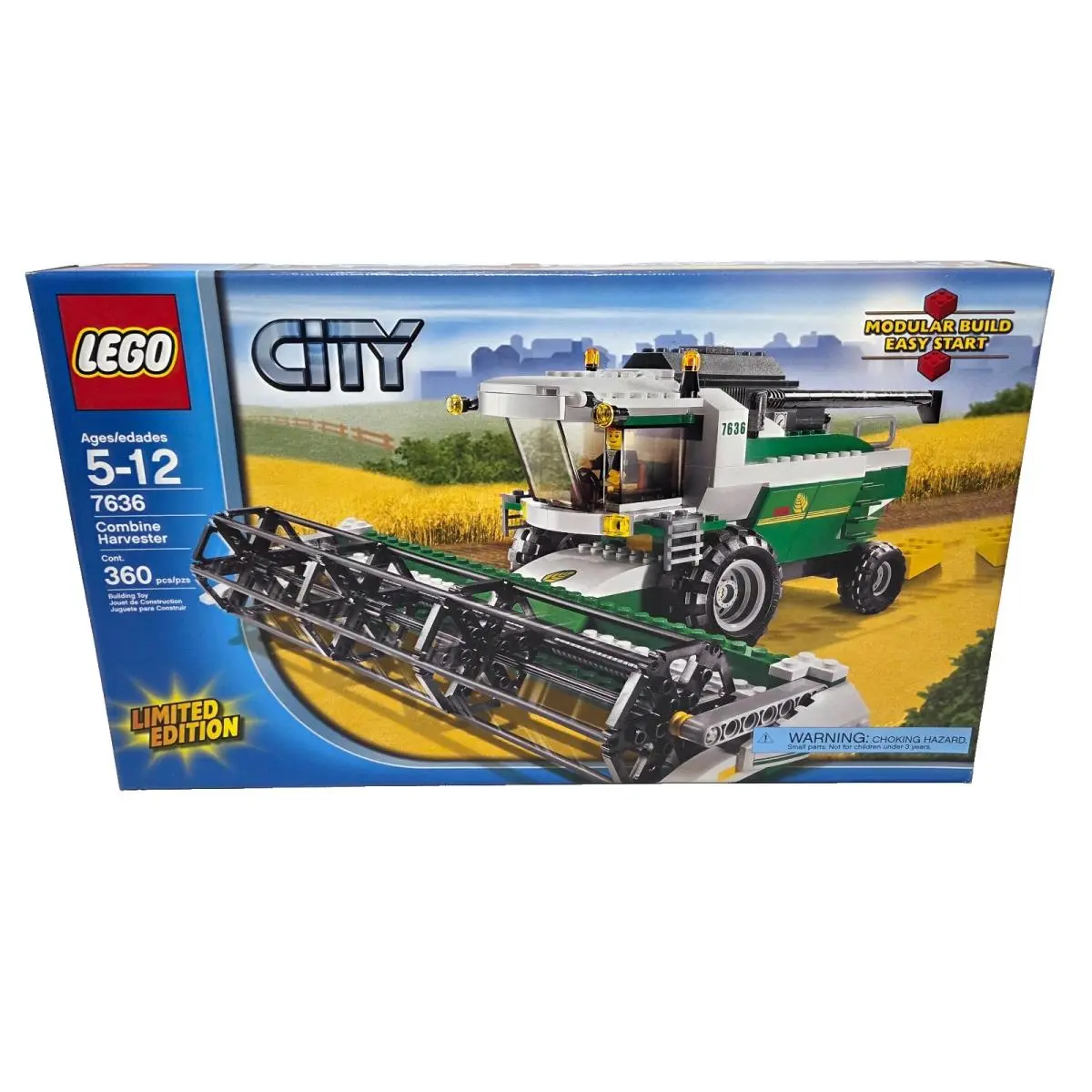 Lego City Combine Harvester 7636 360 Pieces 2009