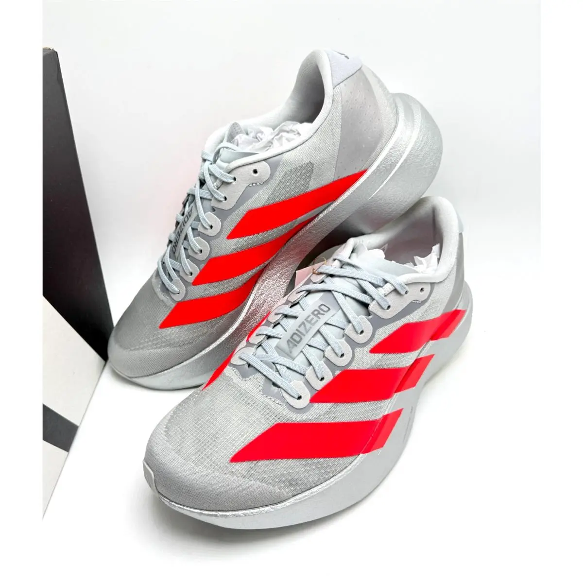 Adidas shoes - adidas Adizero - Adizero - KI3381 - Silver Metallic/Lucid Red/Iron Metallic 10