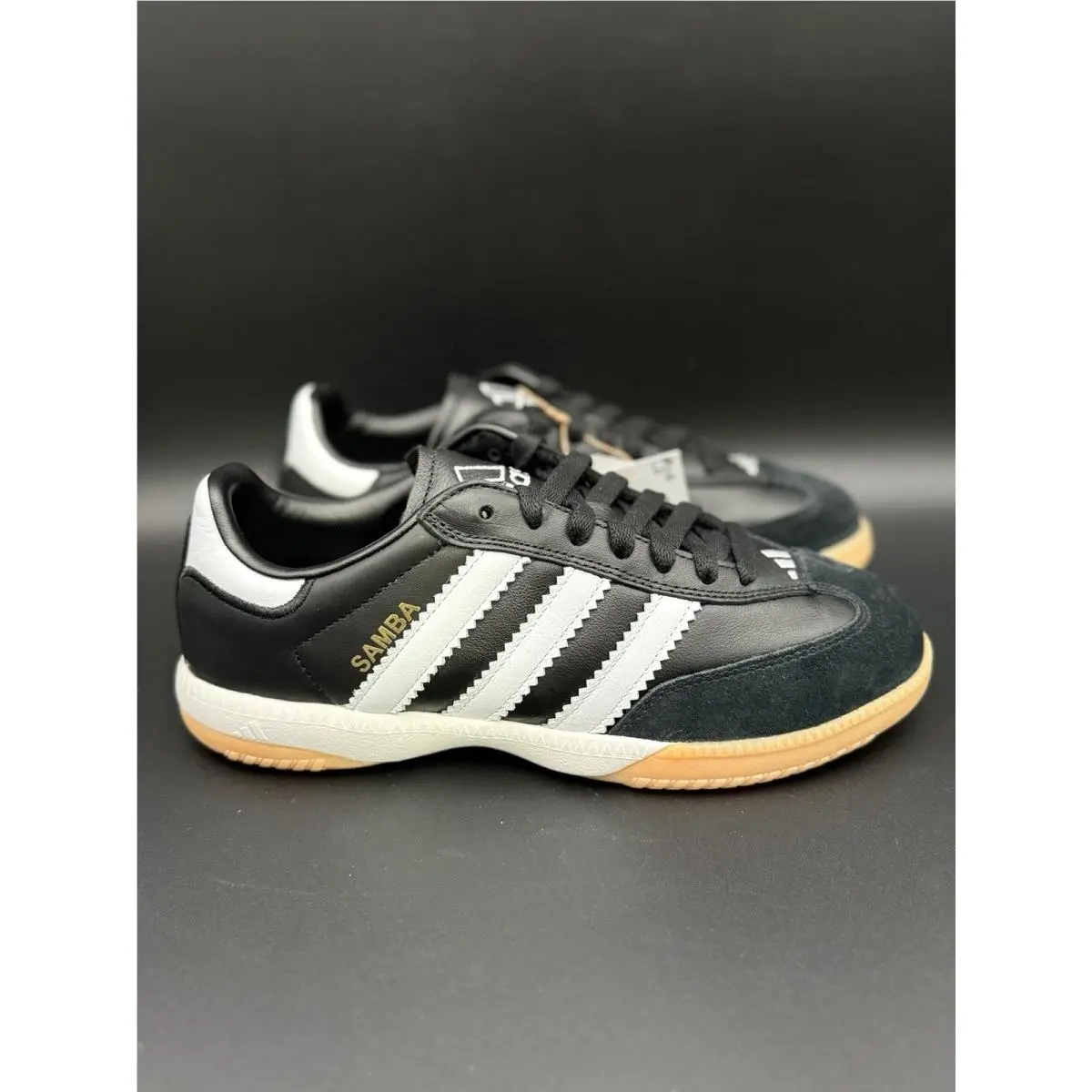 Adidas Samba MN Millennium Black White Gum Men Unisex Casual Shoes IF1952