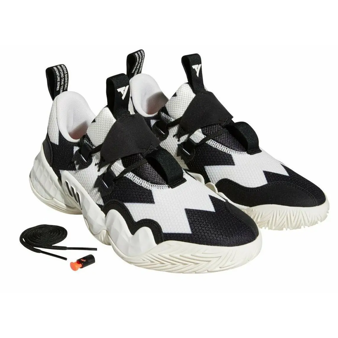 Adidas shoes - adidas Trae Young 1 - Trae Young - H68999 GZ4243 - White, Manufacturer: Core White / Core Black / Solar Red 0