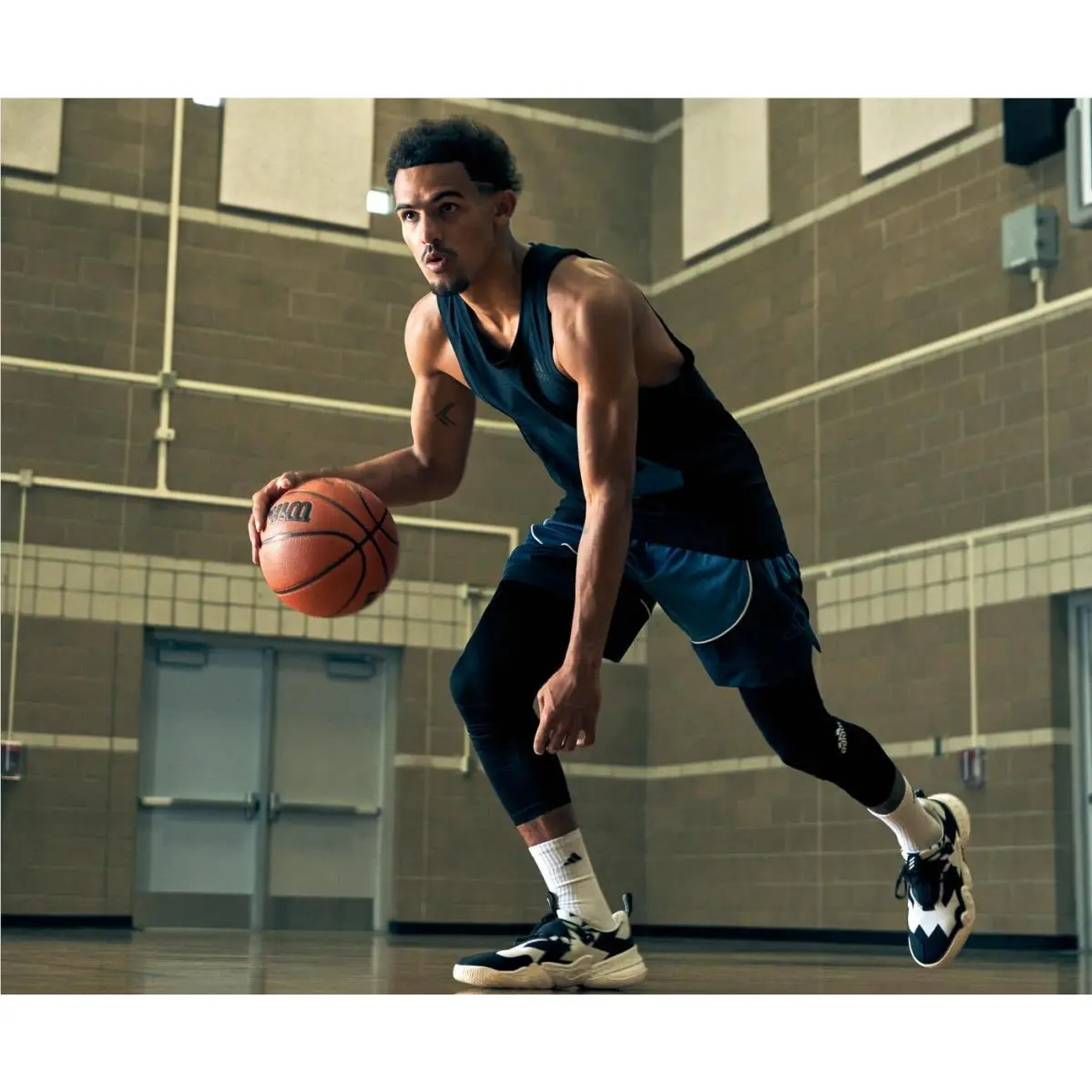 Adidas shoes - adidas Trae Young 1 - Trae Young - H68999 GZ4243 - White, Manufacturer: Core White / Core Black / Solar Red 18