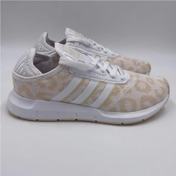 Adidas Swift Run X Halo Ivory White Mesh Running Sneakers Womens H01907