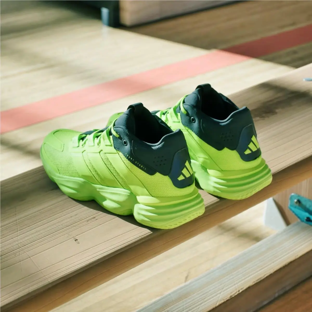 Adidas shoes - adidas Court Stabil - Court Stabil - Green 3