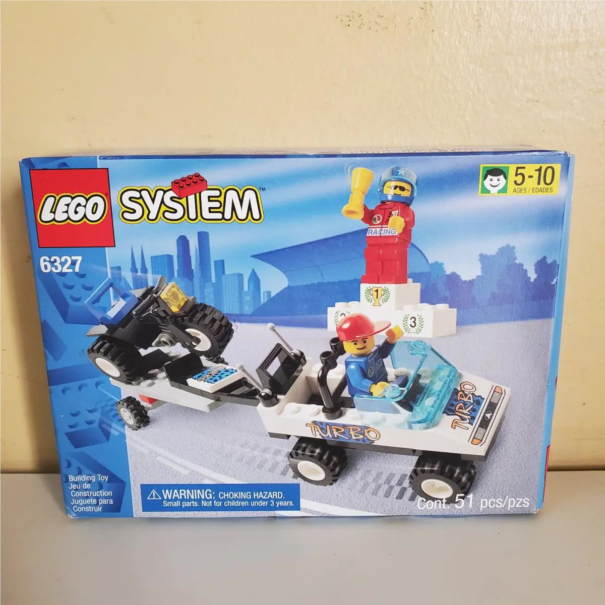 Lego System Turbo Champs 6327 Racing Cars Year 1998