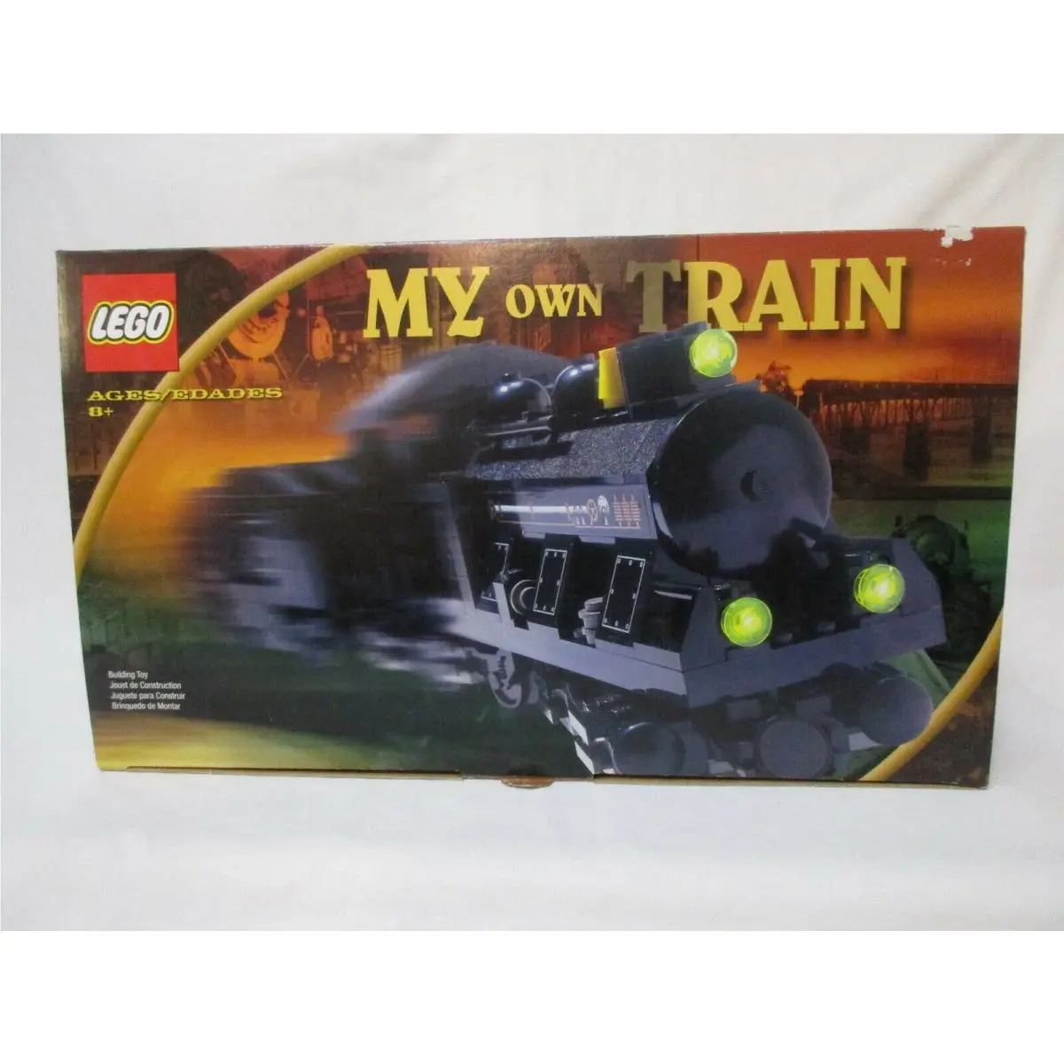 Lego My Own Train Engine 3741 3742 Large Locomotive Tender Blue 3743