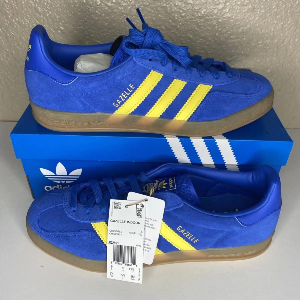 Adidas shoes - adidas Gazelle - Gazelle - JQ2691 - Blue (UPC: 0197614816551) 0