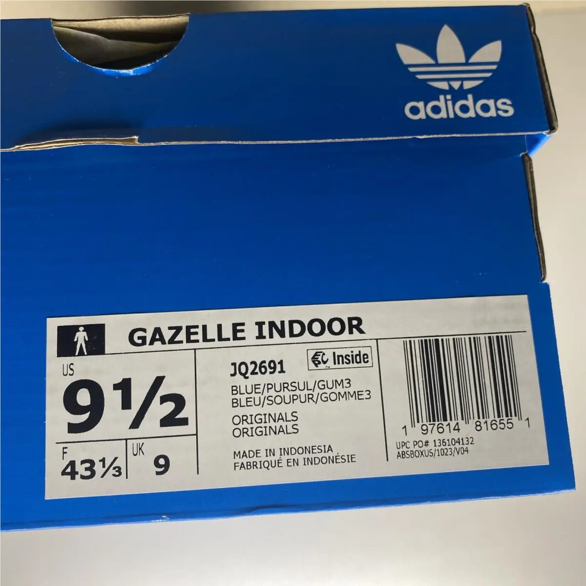 Adidas shoes - adidas Gazelle - Gazelle - JQ2691 - Blue (UPC: 0197614816551) 7
