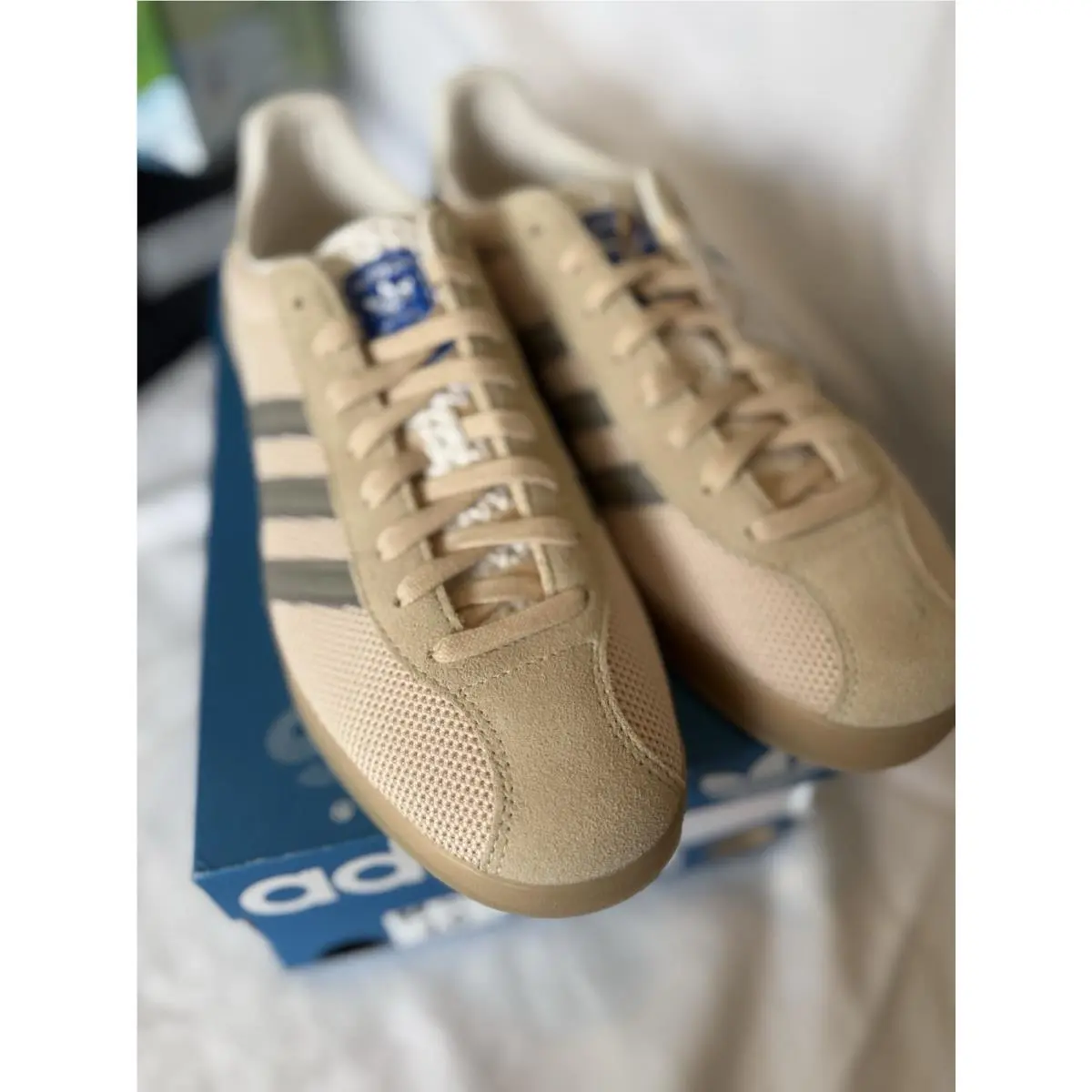 Adidas shoes - adidas Gazelle Indoor Pro - Gazelle Indoor Pro - JS0667 - Sand Strata / Yellow / Charcoal / Grey (UPC: 197613250301) 2