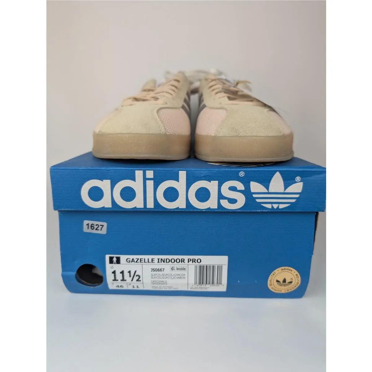 Adidas shoes - adidas Gazelle - Gazelle - JS0667 - Supplier Colour Charcoal (Beige/Sand) (UPC: 197613250301) 0