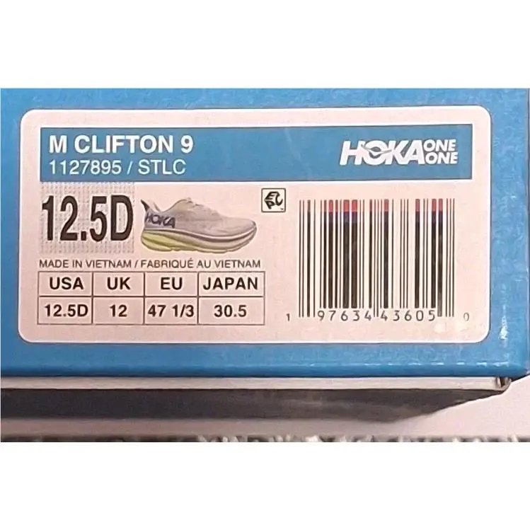 Hoka shoes - Hoka One One Clifton 9 - 1127895-STLC - Gray 1