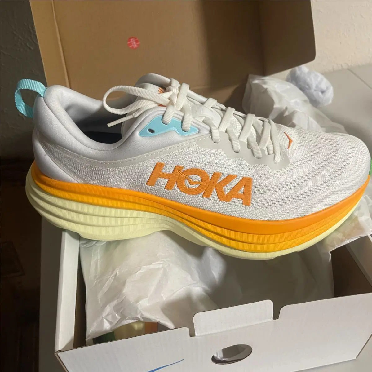 Hoka shoes - Hoka One One Bondi 8 - White 4