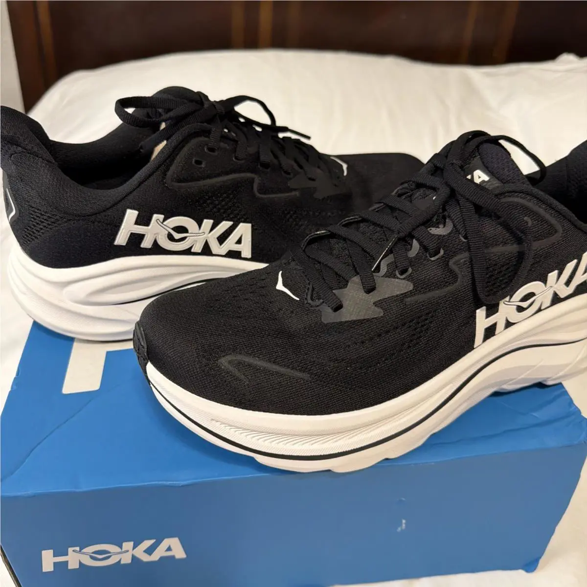 Hoka shoes - Hoka One One Clifton - One One Clifton - 1162031 - Black/White 1