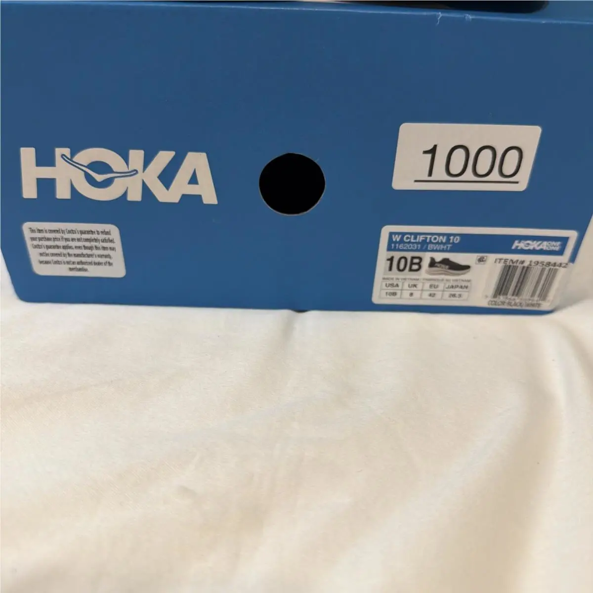 Hoka shoes - Hoka One One Clifton - One One Clifton - 1162031 - Black/White 3