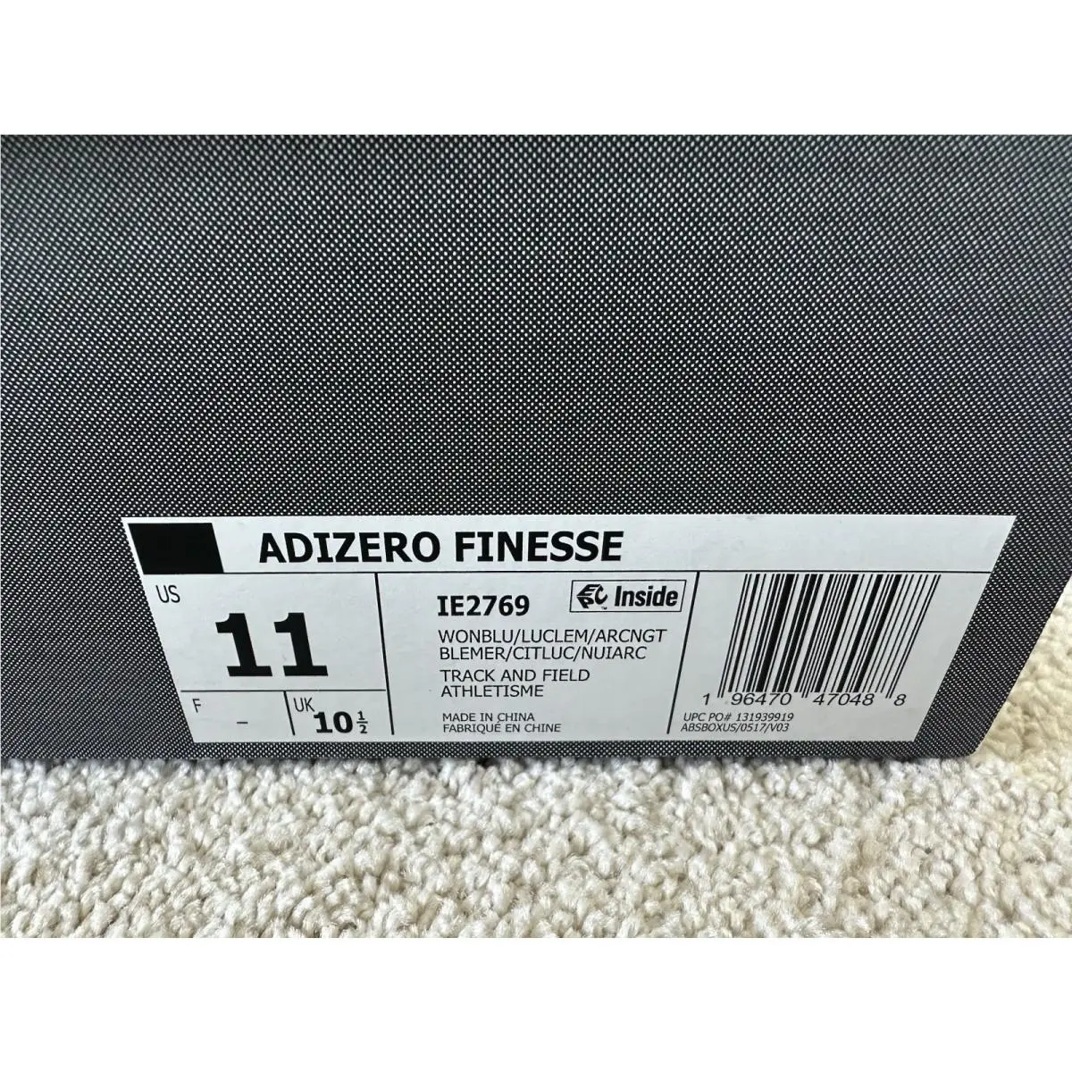 Adidas shoes - adidas Adizero - Adizero - IE2769 - Black 8