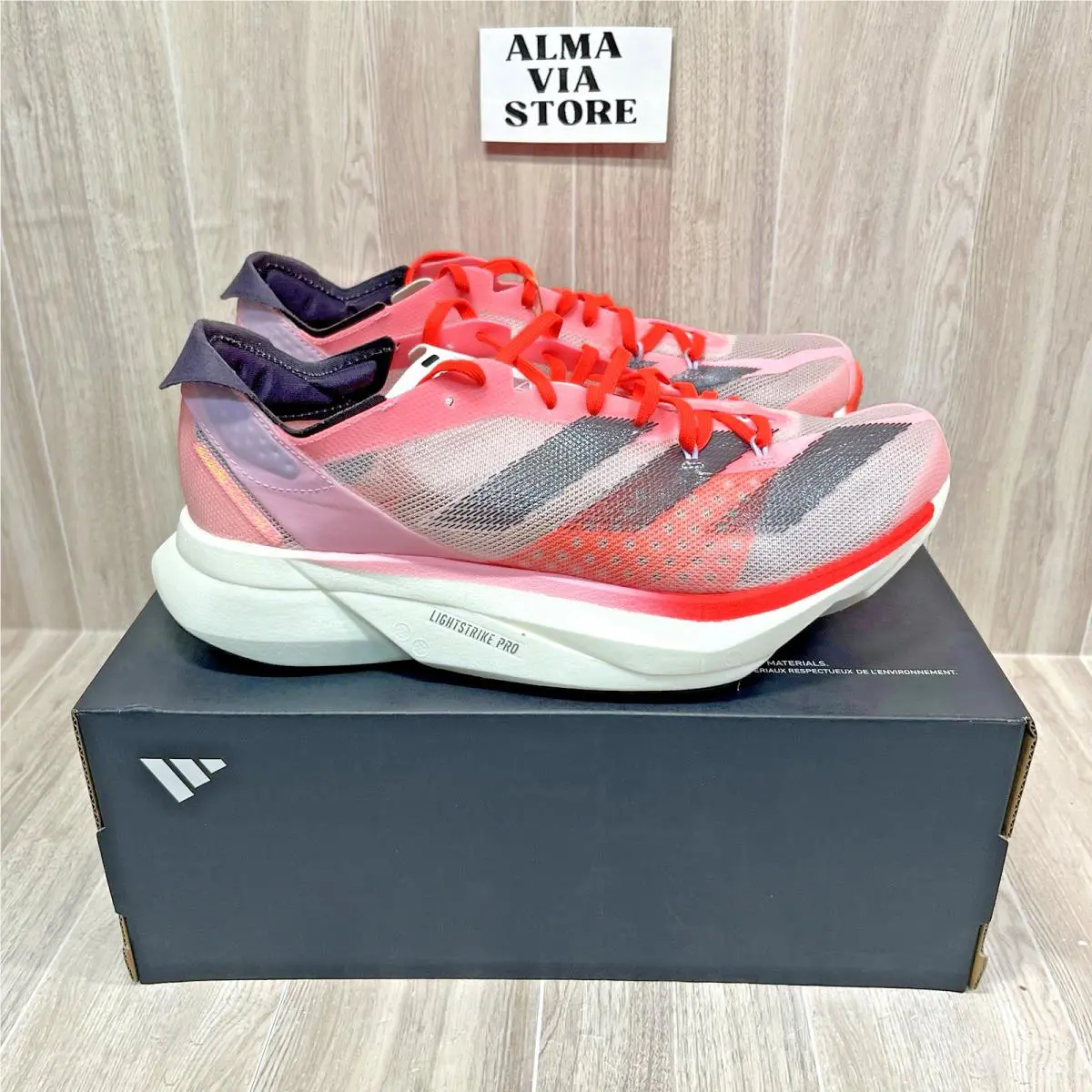 Adidas Adizero Adios Pro 3 Women`s Running Shoes Size 8 Run Sneakers ID3612