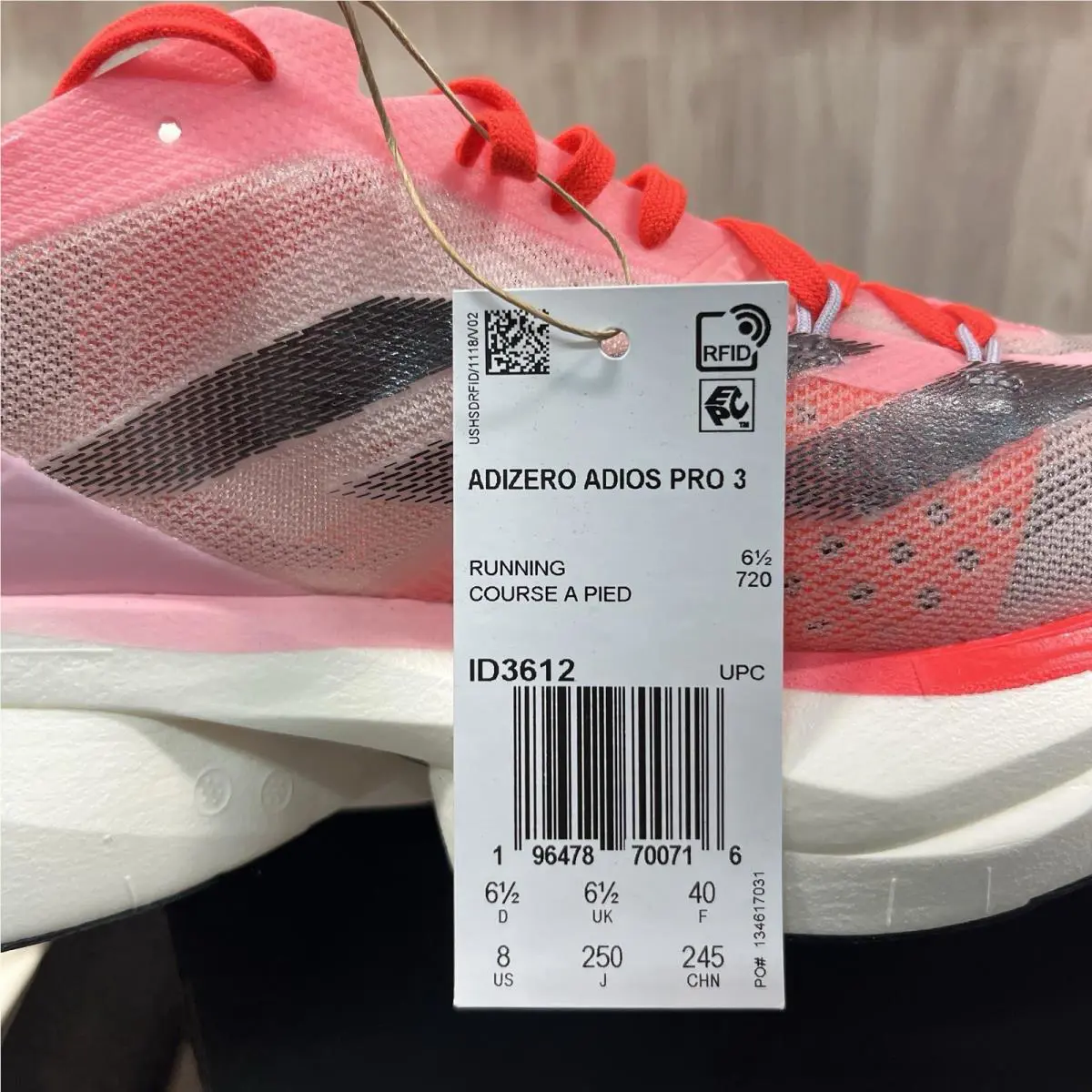 Adidas shoes - adidas Adizero - Adizero - ID3612 - White 6