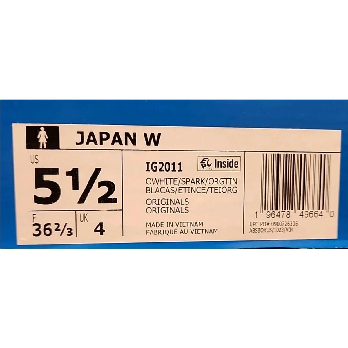 Adidas shoes - adidas Japan - Japan - IG2011 - owhite/spark/orgtin 6
