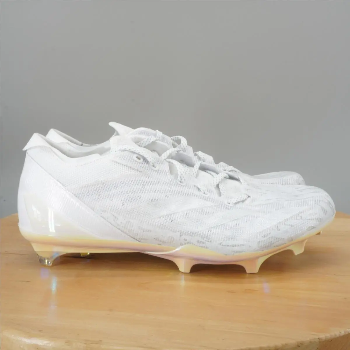 Mens 4.5 / Womens 5.5  Adizero Electric Speed Football Cleats Juice White by Adidas