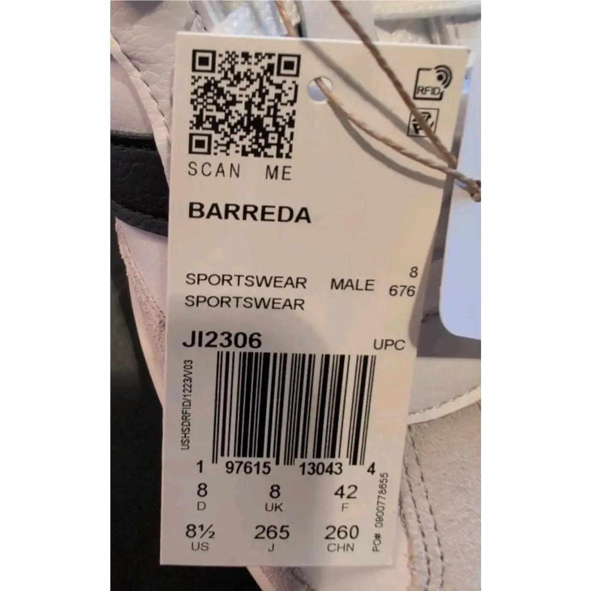 Adidas shoes - adidas Barreda - Barreda - Adidas Barreda - White (UPC: 197615130434) 9
