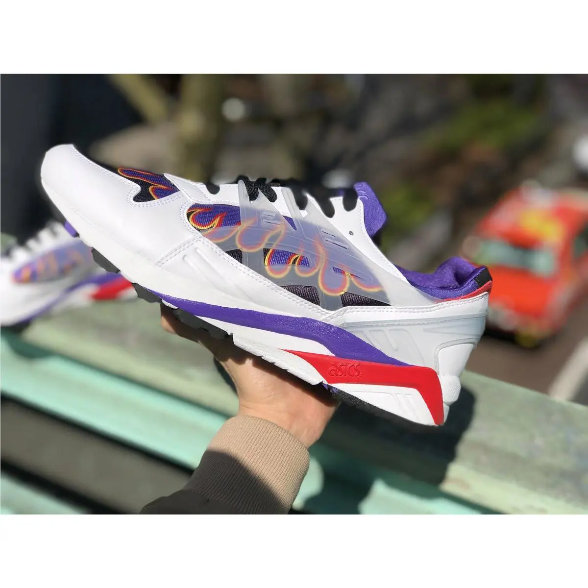 Asics shoes - 1193A164-100 - 1193A164-100 - White/Clear/Flame 8