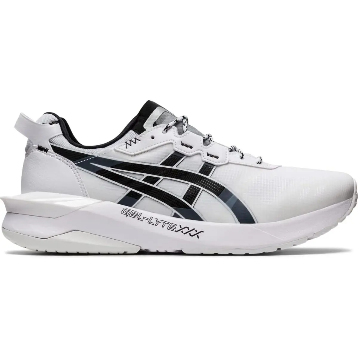 Asics Mens Gel-lyte Xxx Running Shoes Athletic Sneakers White/black - White/Black