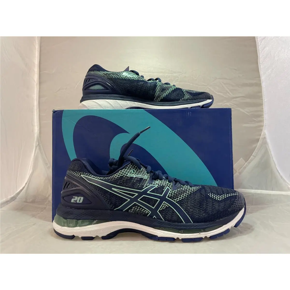 Asics shoes - ASICS Gel-Nimbus 20 - Blue 1