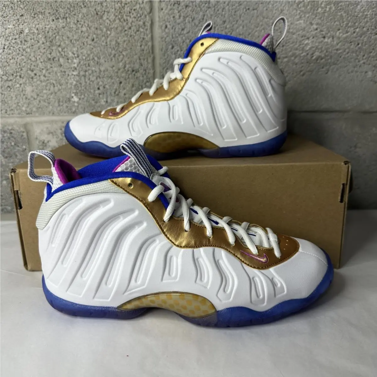 Nike shoes - Nike Little Posite - Little Posite - White (UPC: 885179559678) 0