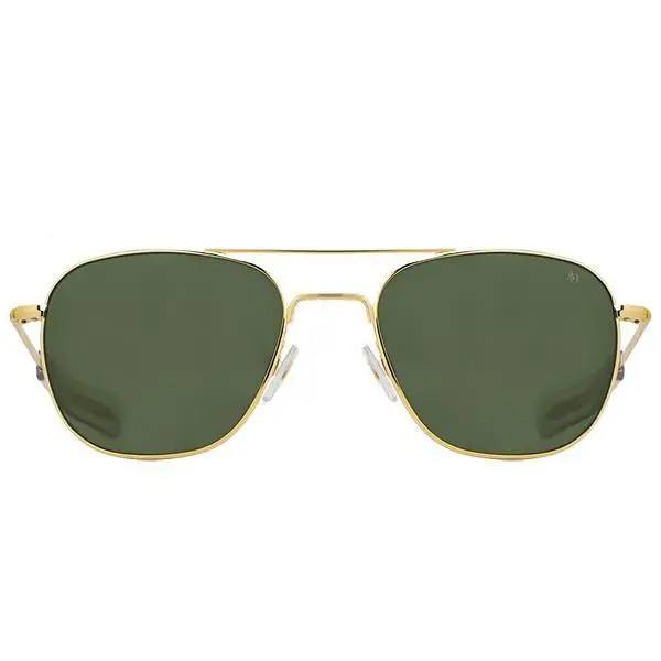 American Optical AO Pilot 23K Gold Frame Nylon Green Lens Sunglasses All Variations