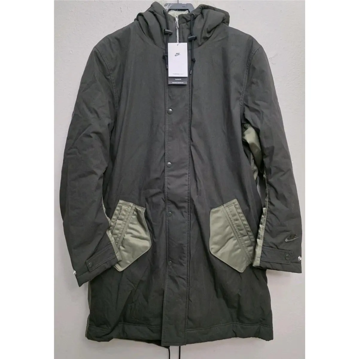 Nike Sportswear Therma-fit Reversible Sideline Parka Jacket Sz Large DD6775 010