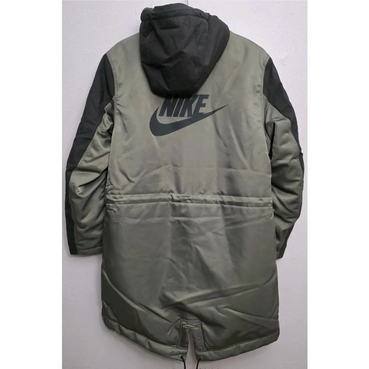 Nike clothing - Nike Sportswear Therma-Fit Reversible Sideline Parka Jacket - DD6775-355 - Sequoia (UPC: 195242731024) 6