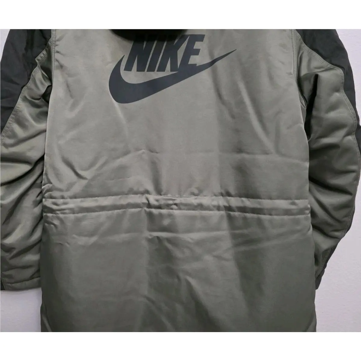 Nike clothing - Nike Sportswear Therma-Fit Reversible Sideline Parka Jacket - DD6775-355 - Sequoia (UPC: 195242731024) 8